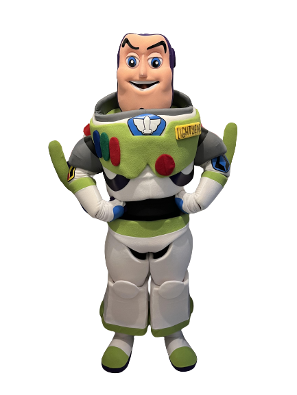 Mascotte Buzz l'Éclair toy story déguisement Buzz l'Éclair costume en location