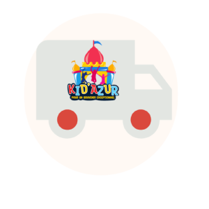 Camion livraison structures gonflables kidazur