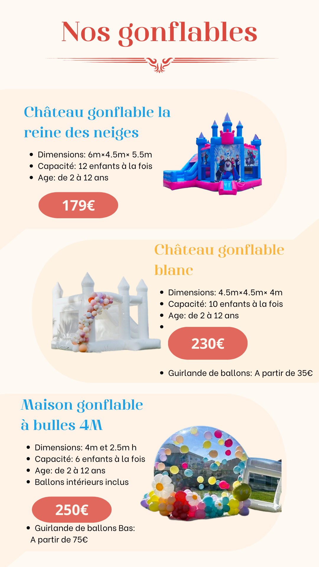 Location château gonflable anniversaire mariage