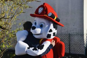 Marcus mascotte costume déguisement