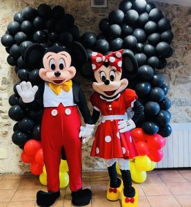 Location déguisement Mascotte Mickey et Minnie
