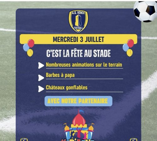 Annonce de ASVence sur instagram