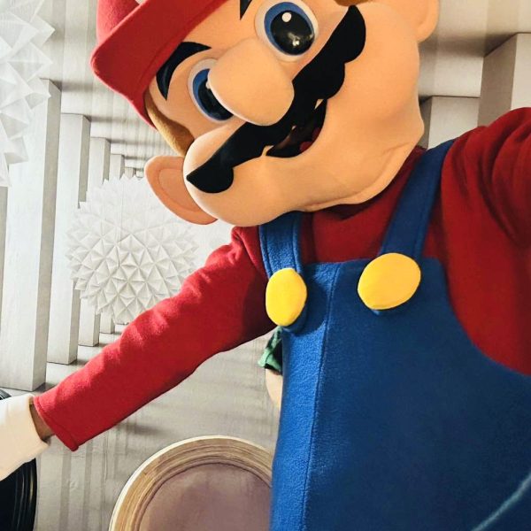 Mascotte Mario invité dans un anniversaire